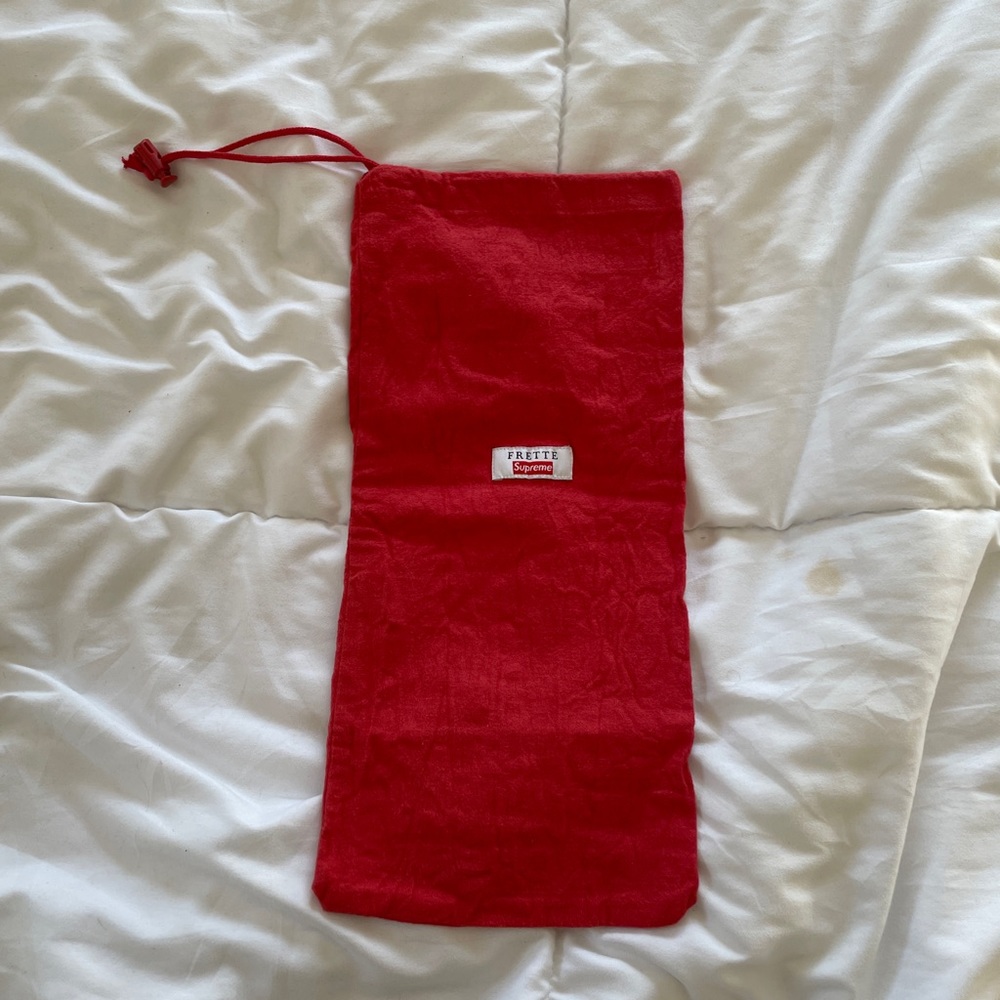 Supreme drawstring bag. Slipper bag